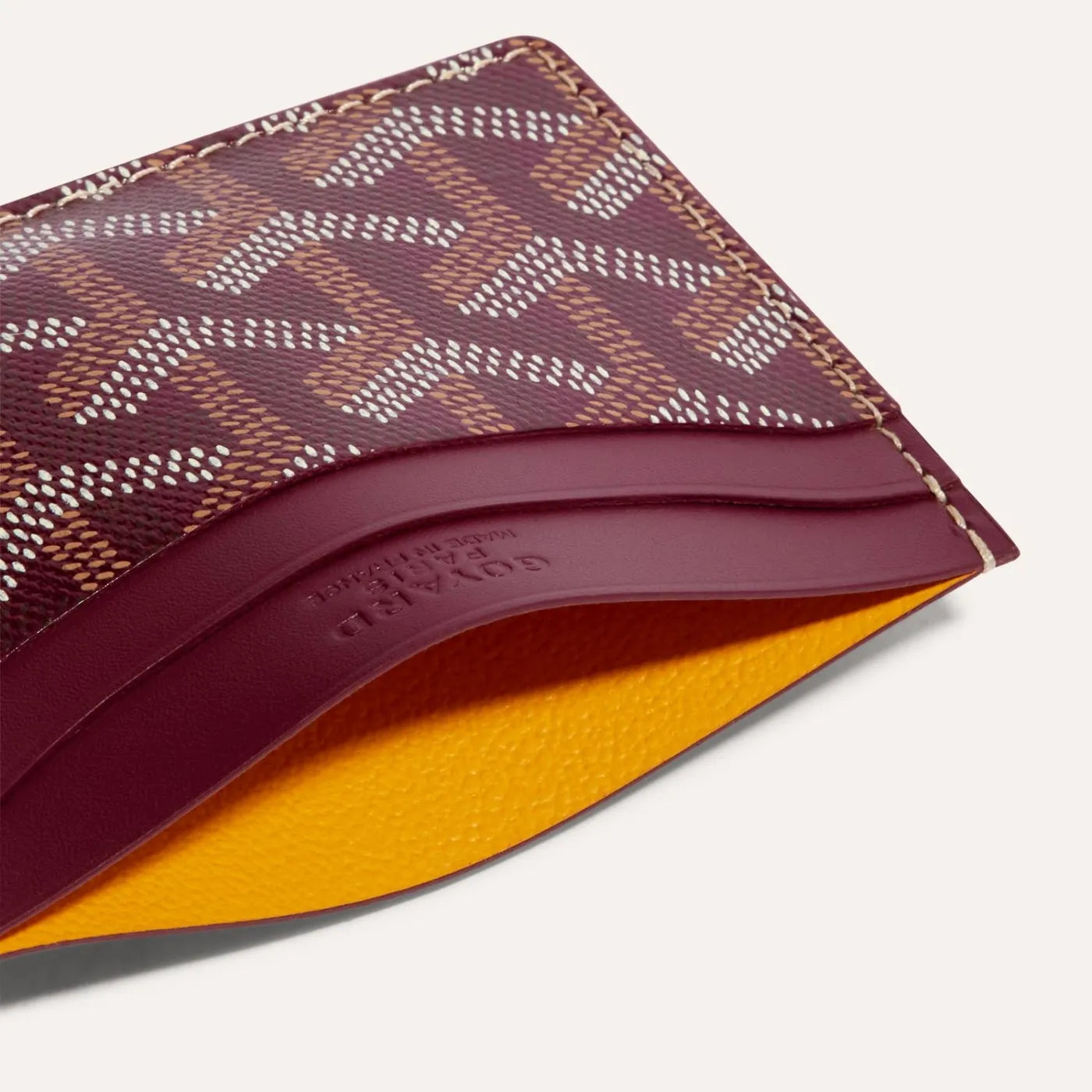 Burgundy Saint Sulpice Card Wallet