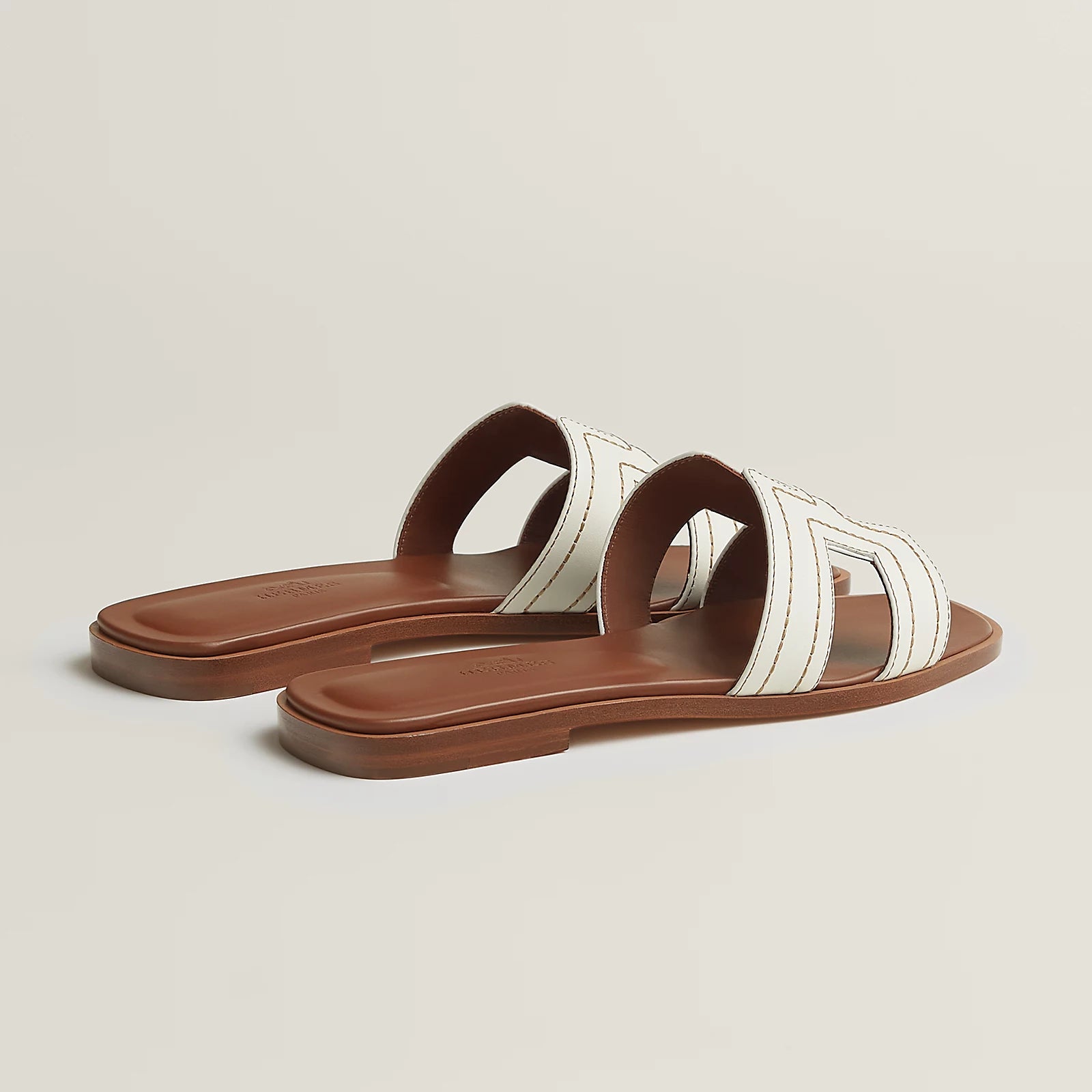 Blanc Embroidered Oran Sandal W