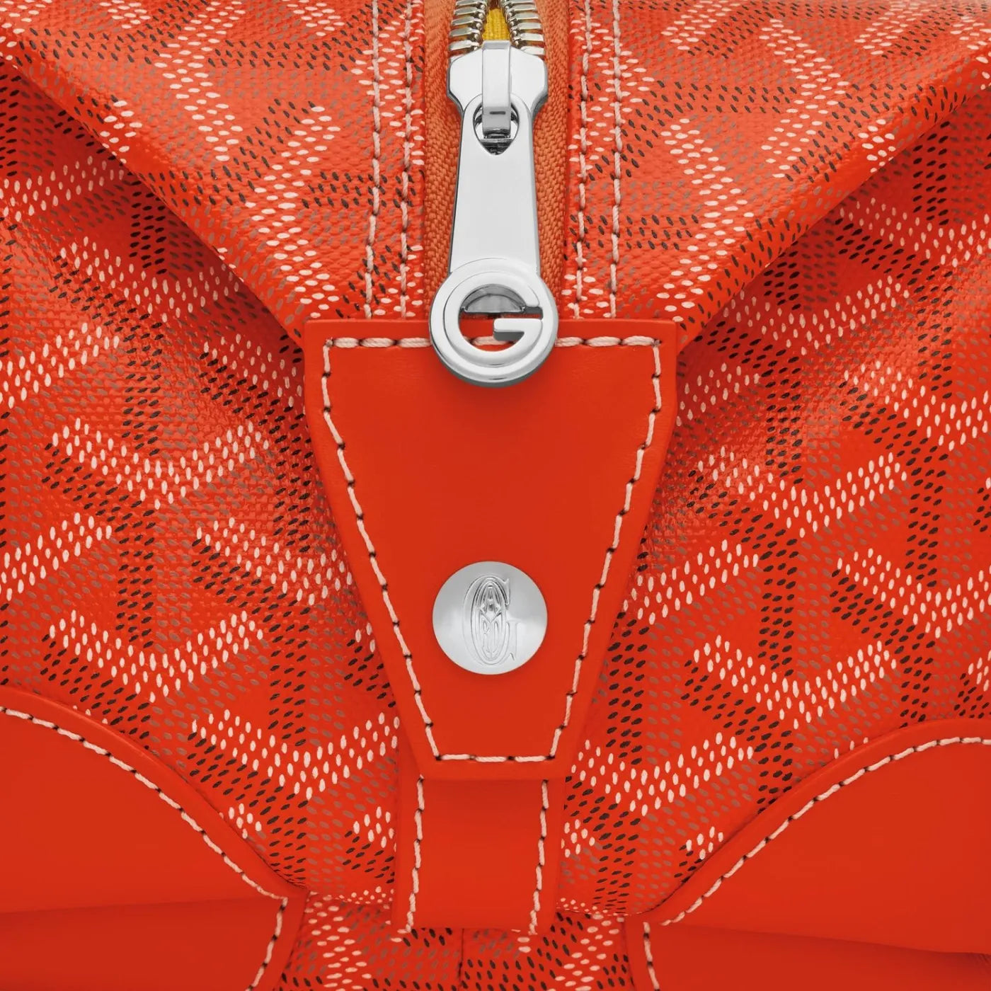 Orange Bowling 25 Toiletry Bag