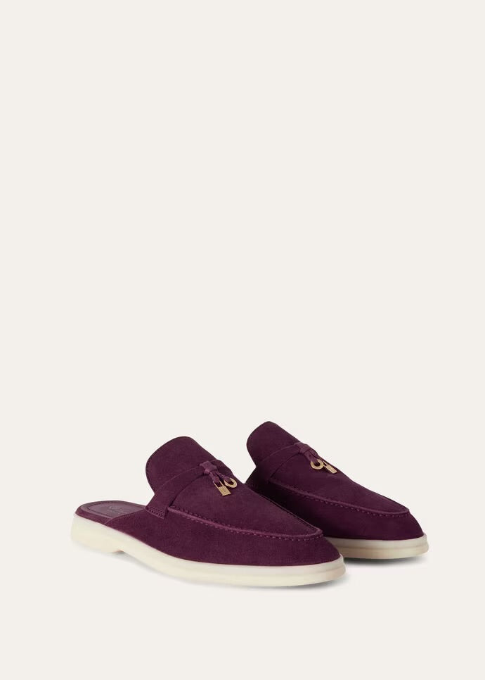 Bright Amaranth Babouche Charms Walk Loafers