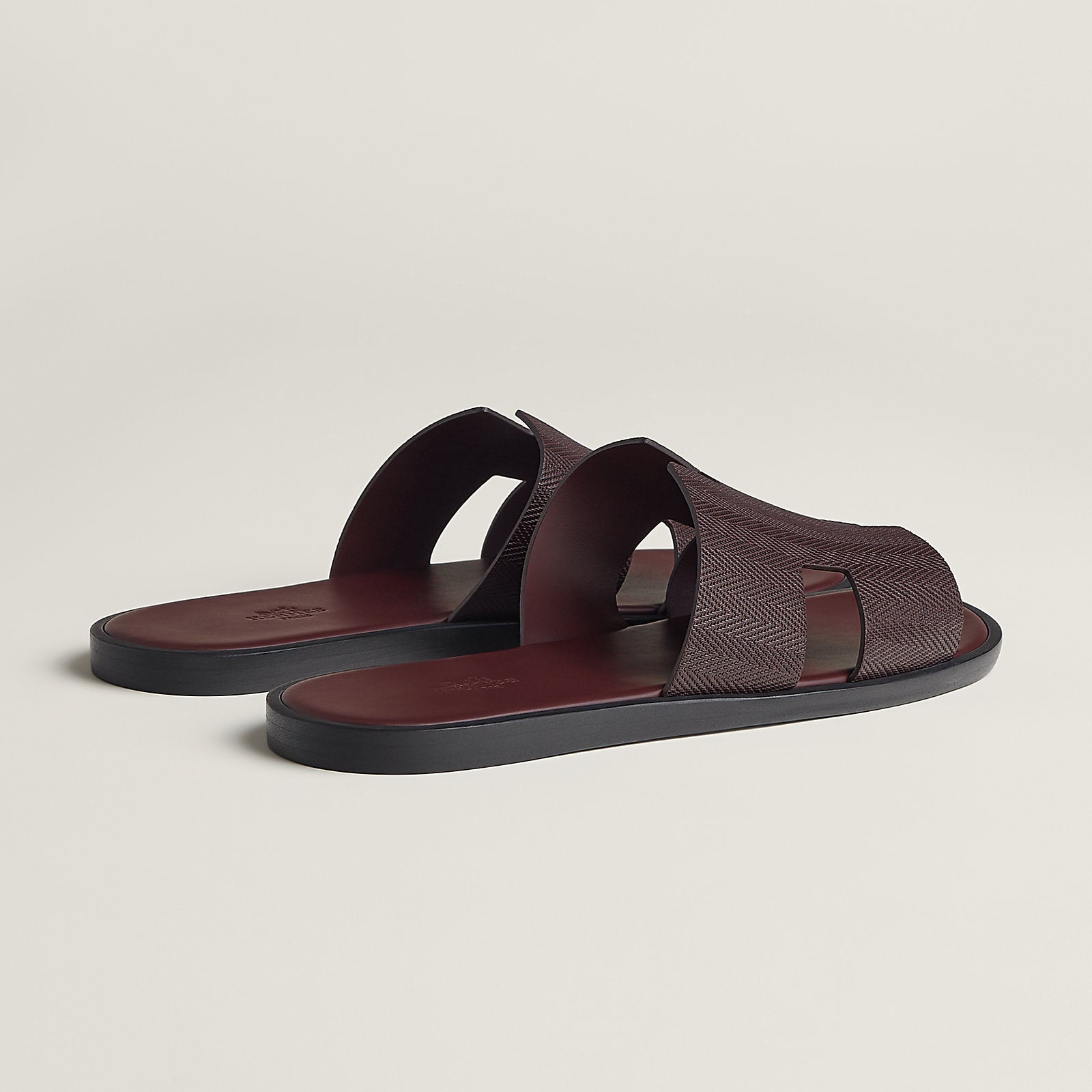 Marron Mahogany / Noir Izmir sandal