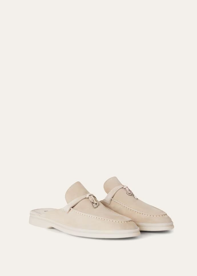 Linen Babouche Charms Walk Loafers