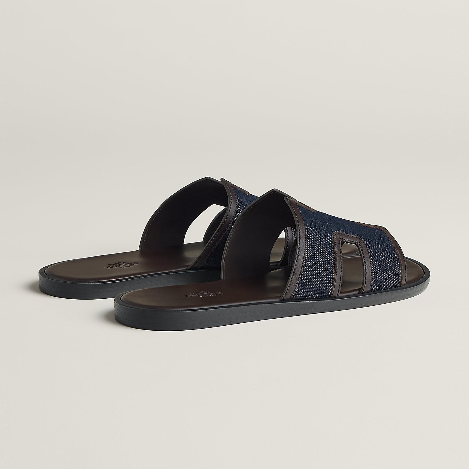 Bleu Brut / Marron Ébène Izmir sandal