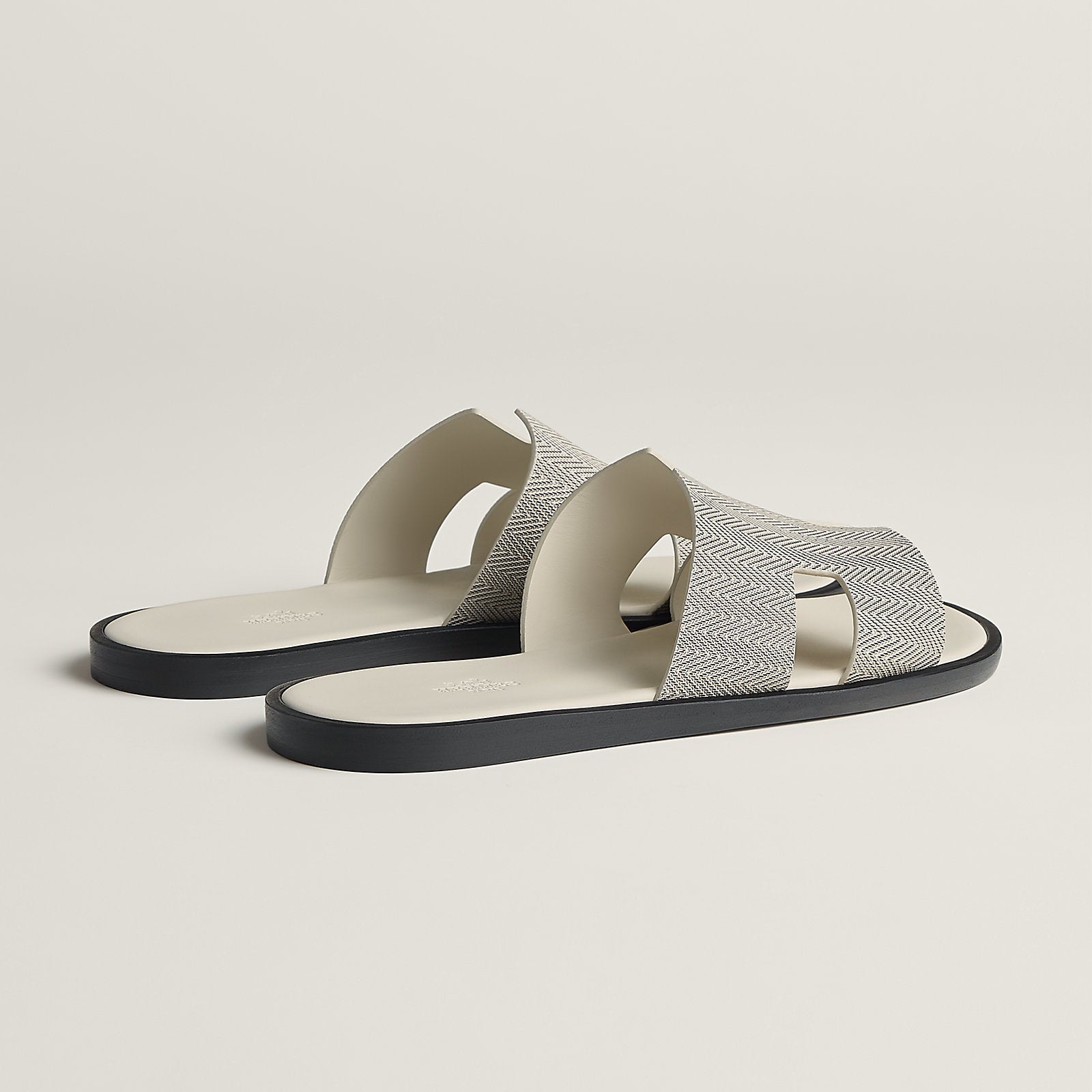 Beige Glaise / Noir Izmir sandal