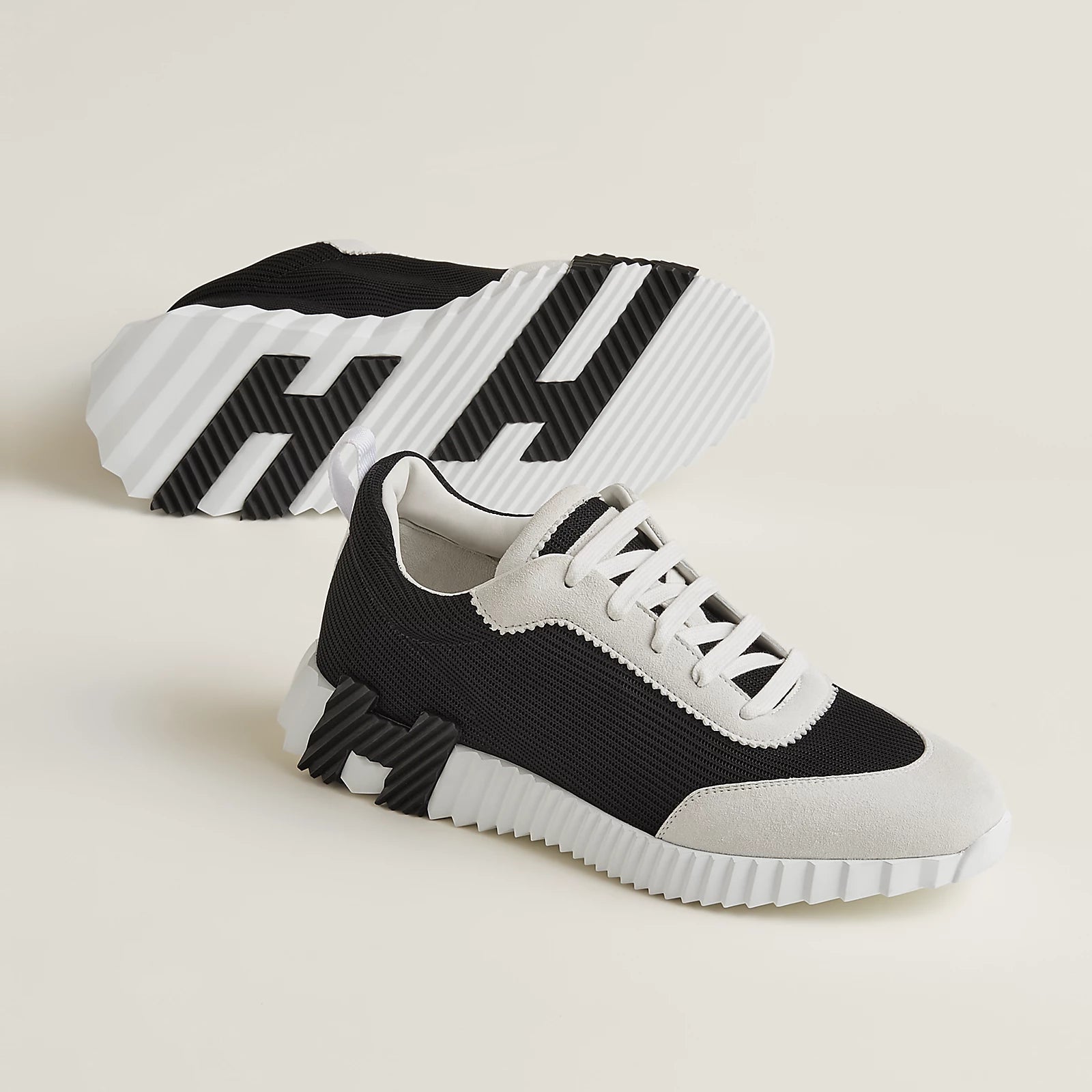 Noir / Blanc Bouncing sneaker