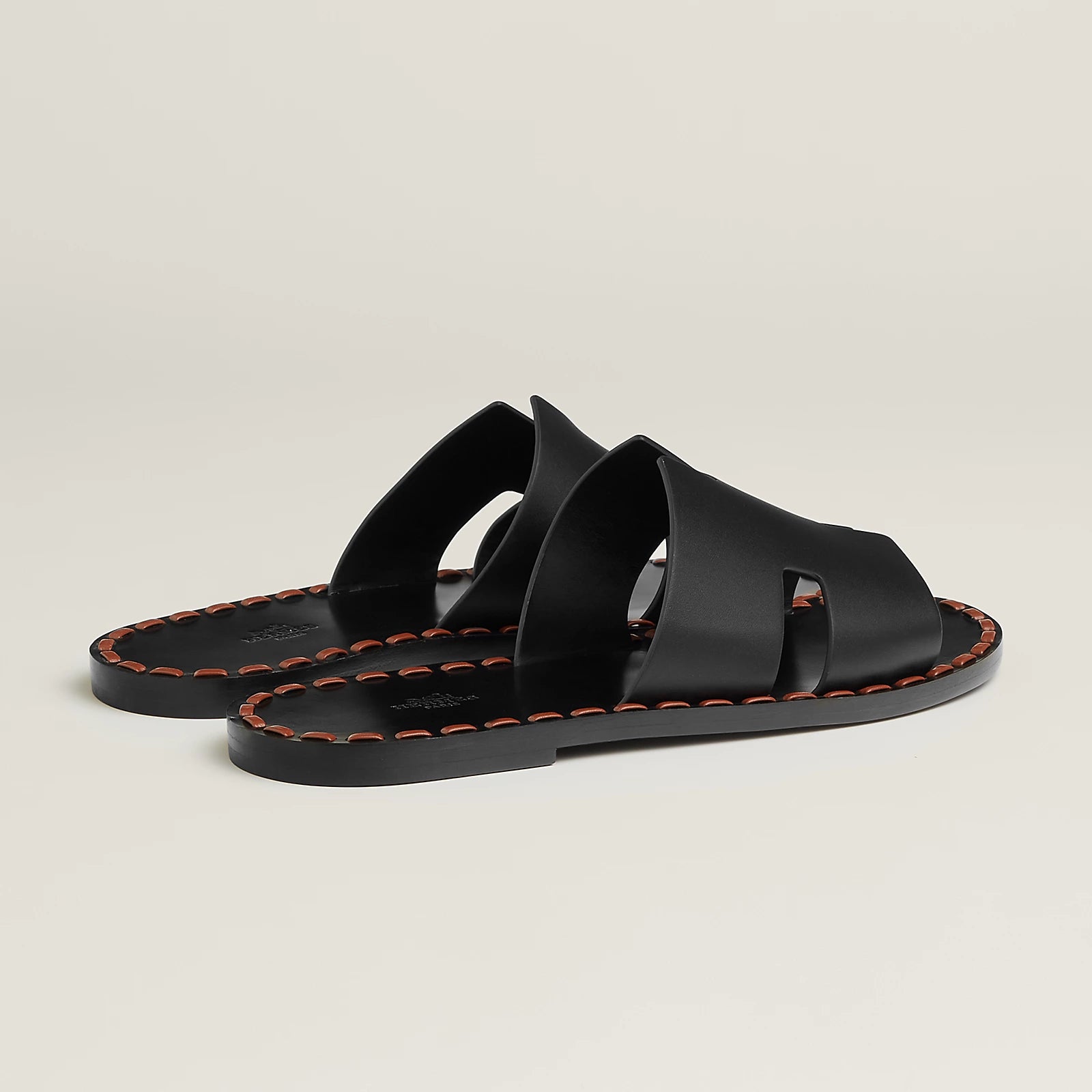 Noir / Gold Izmir sandal