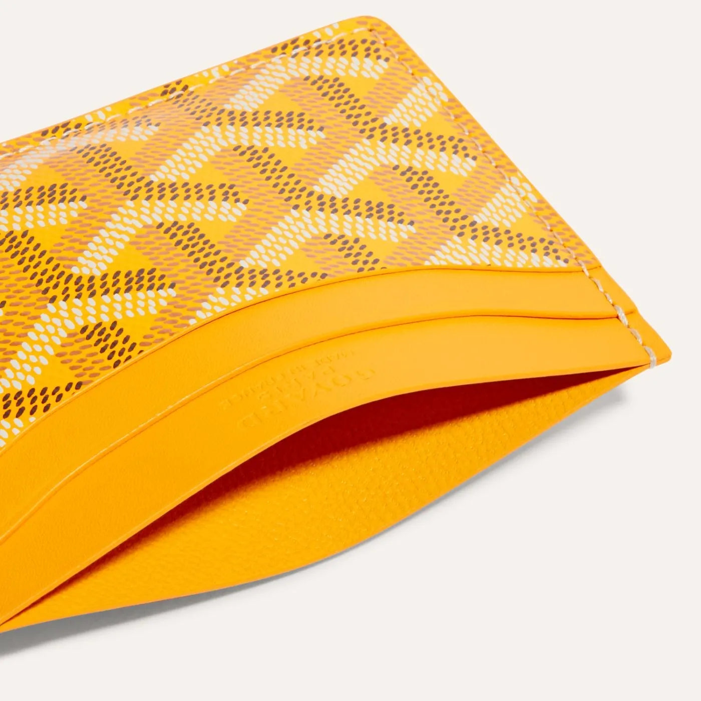 Yellow Saint Sulpice Card Wallet