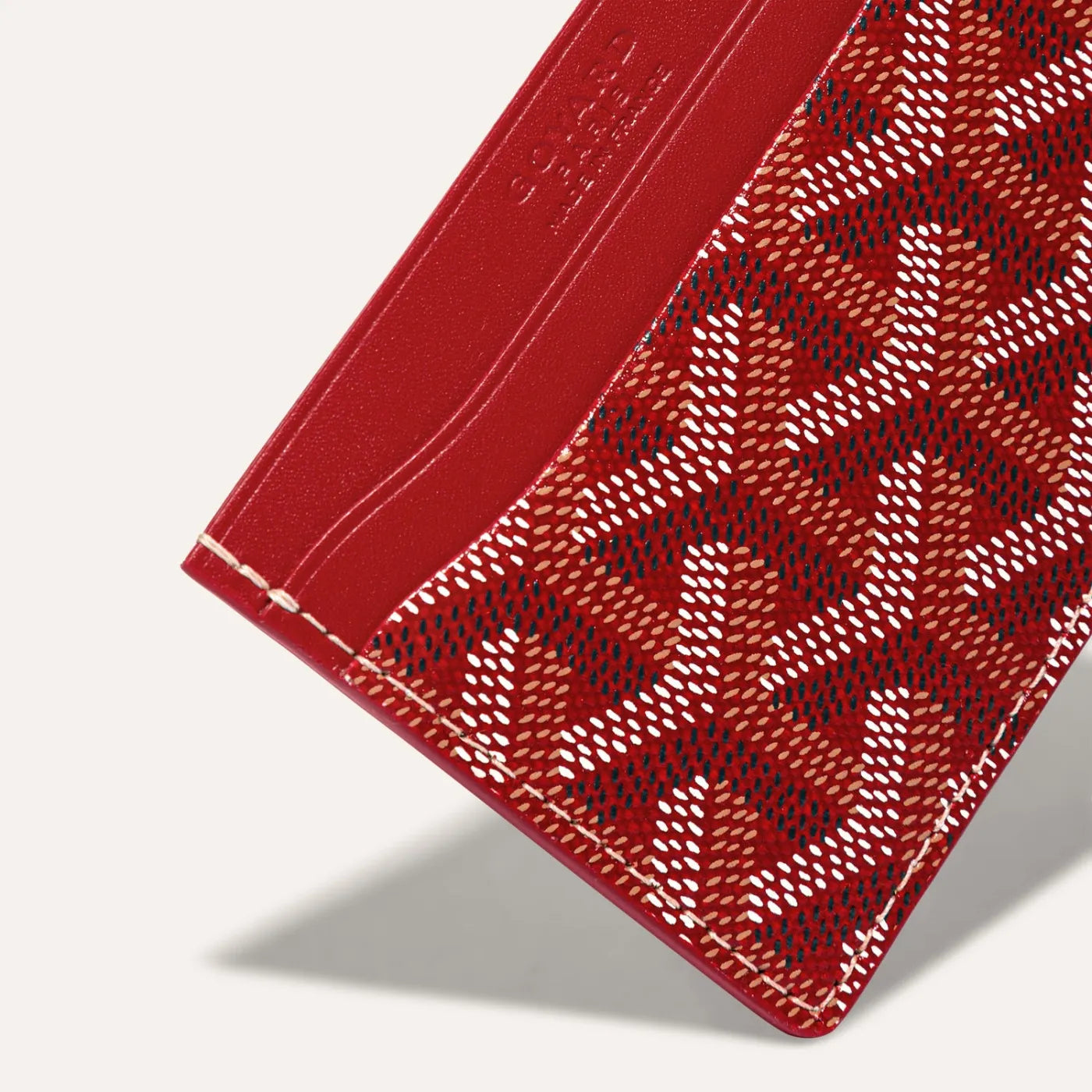 Red Saint Sulpice Card Wallet