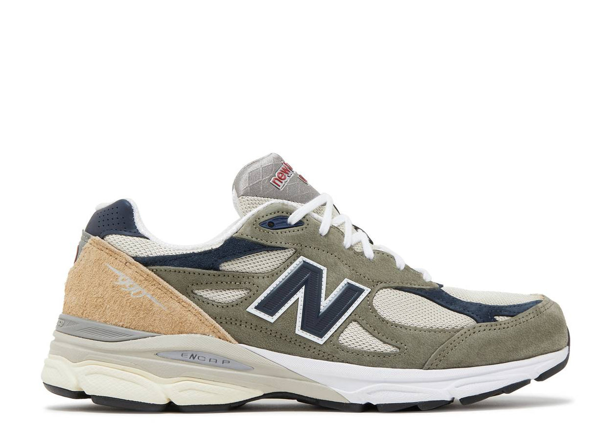 New Balance 990v3 MiUSA Grey Blue Olive