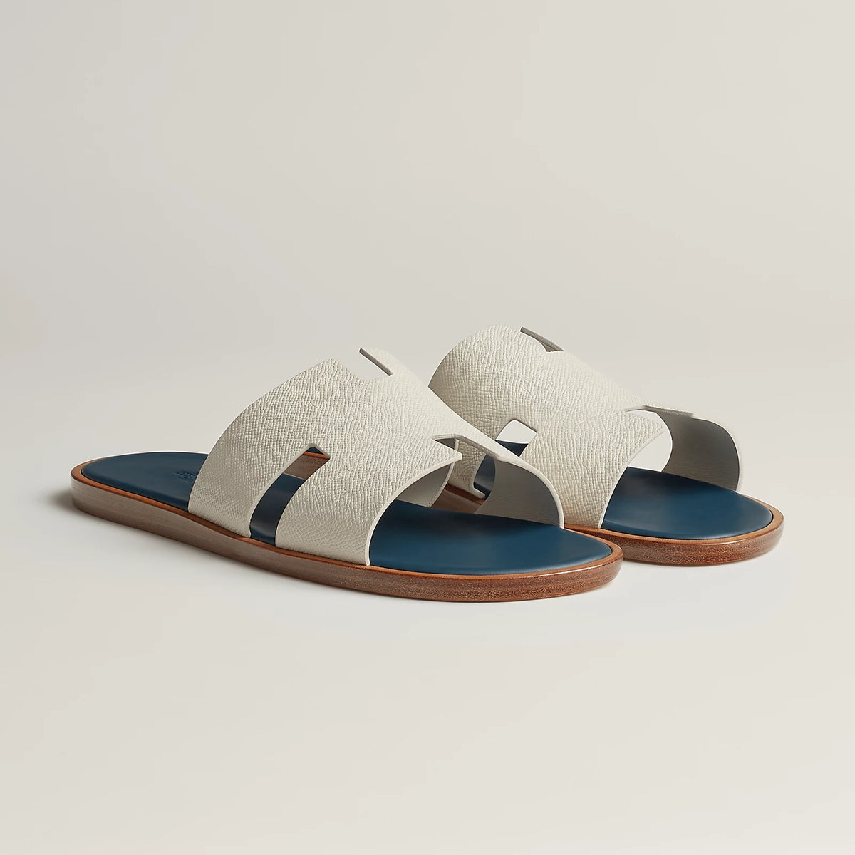 Blanc De Paris / Bleu Céleste Izmir sandal