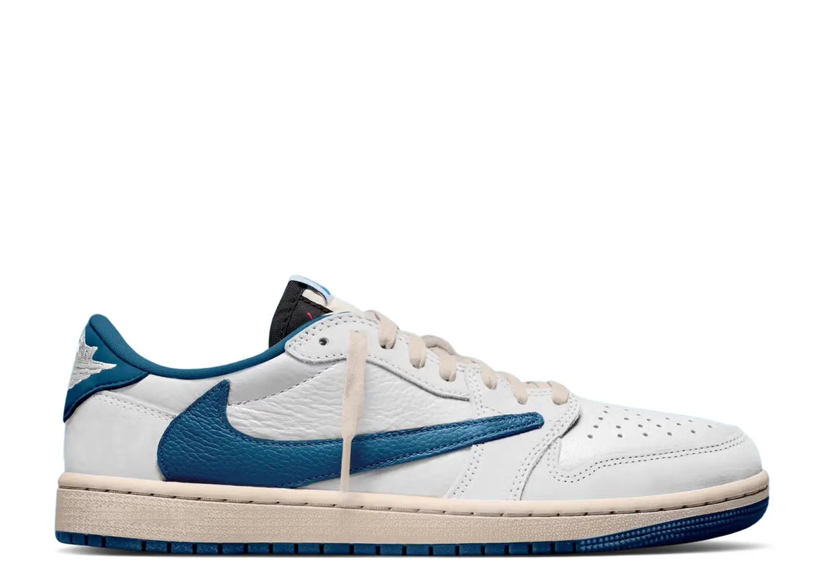 Jordan 1 Retro Low OG SP
Fragment x Travis Scott Sail Military Blue