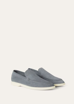 Frozen Blue Summer Walk Loafers