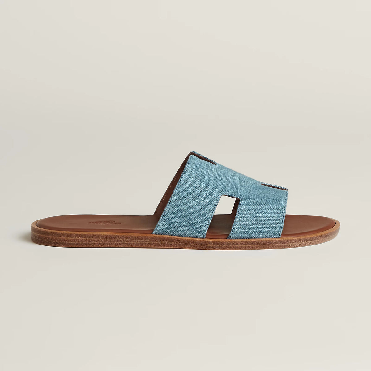 Bleu Clair / Gold Izmir sandal