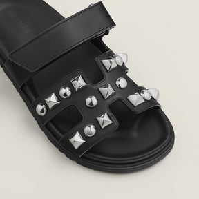 Noir Medor Studs Chypre Sandal W