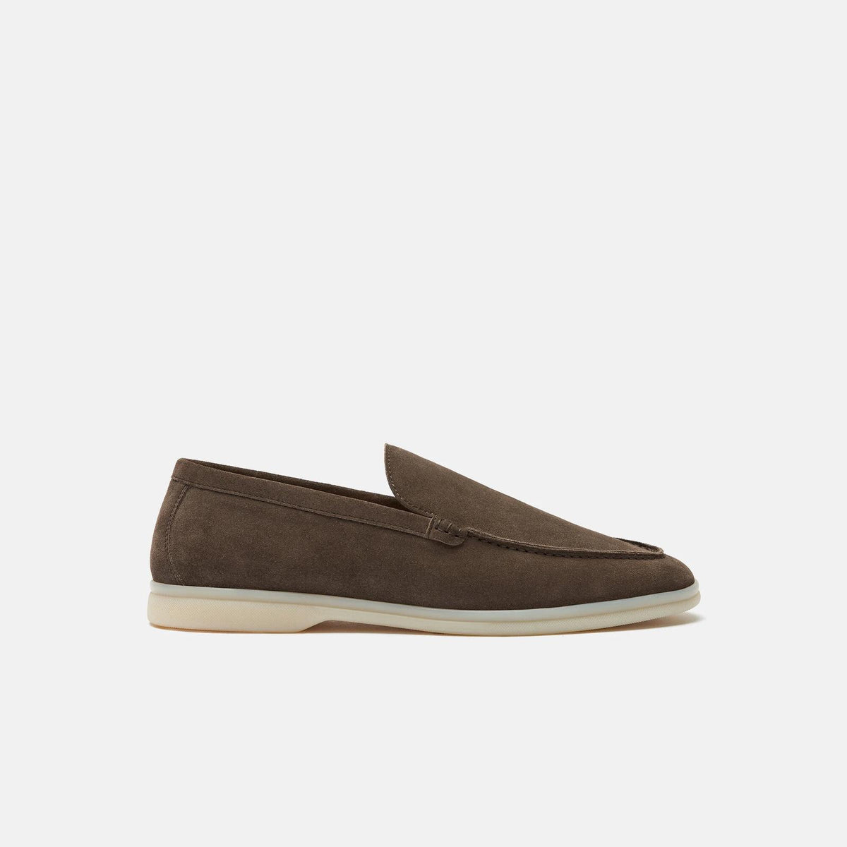 Deep Taupe Suede Ludovico Loafers
