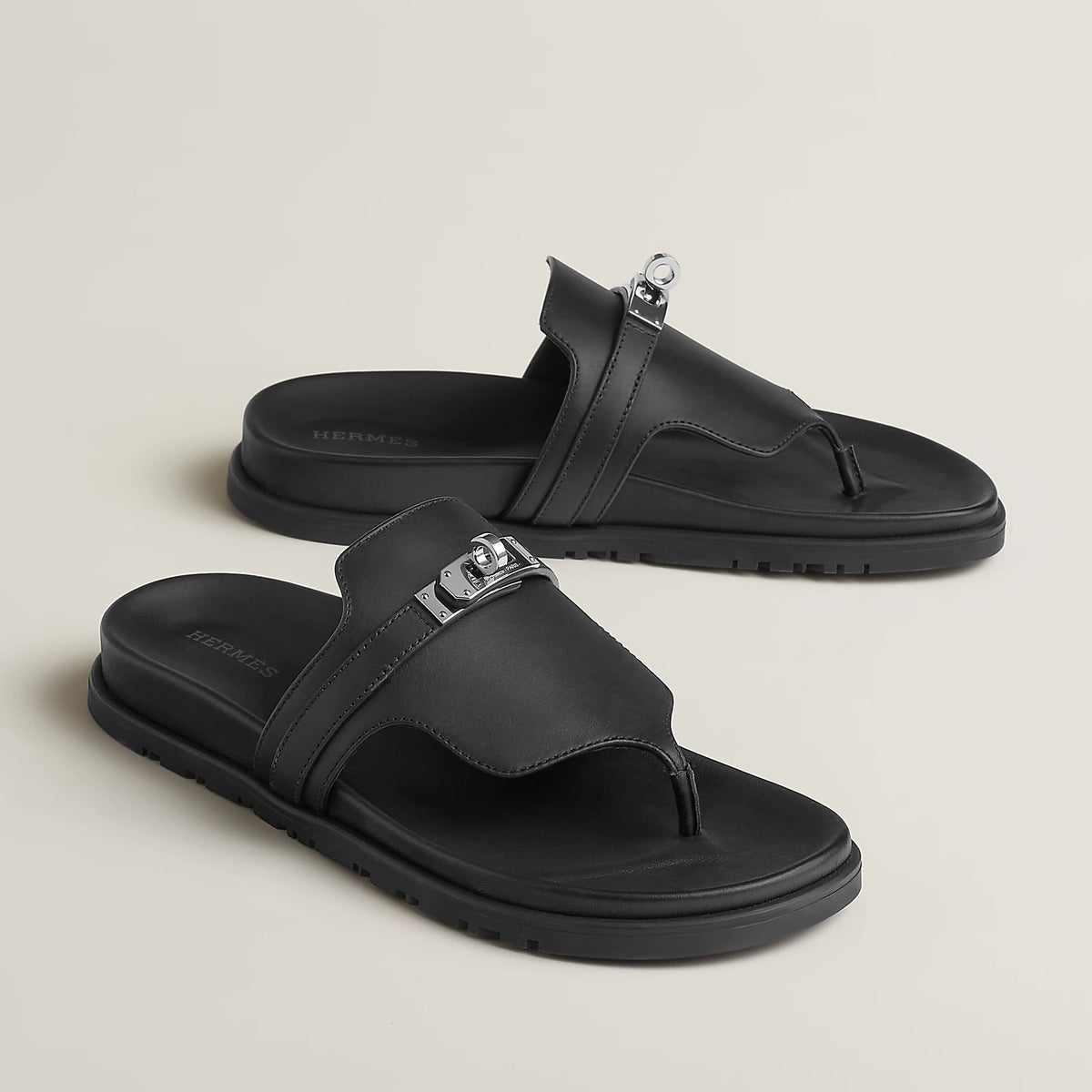 Noir Empire Sandal