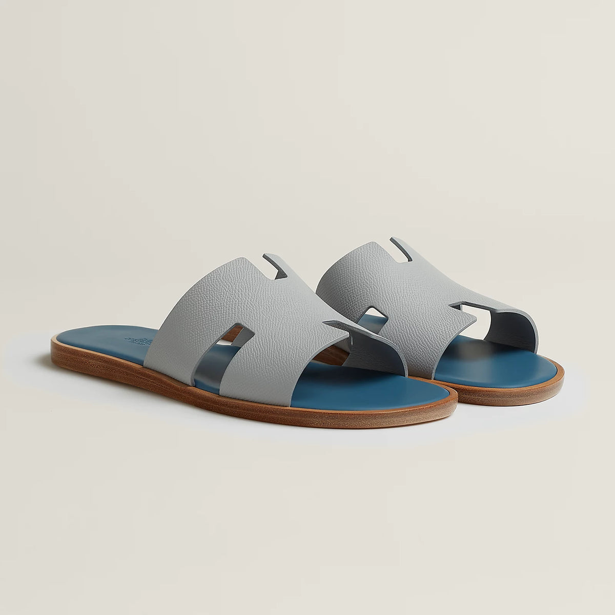 Gris Silex / Bleu Turquin Izmir sandal