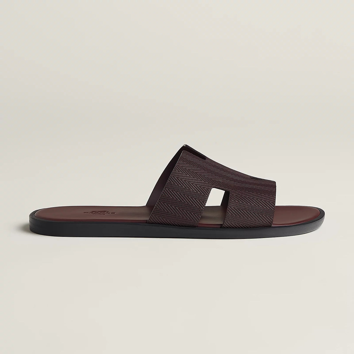 Marron Mahogany / Noir Izmir sandal