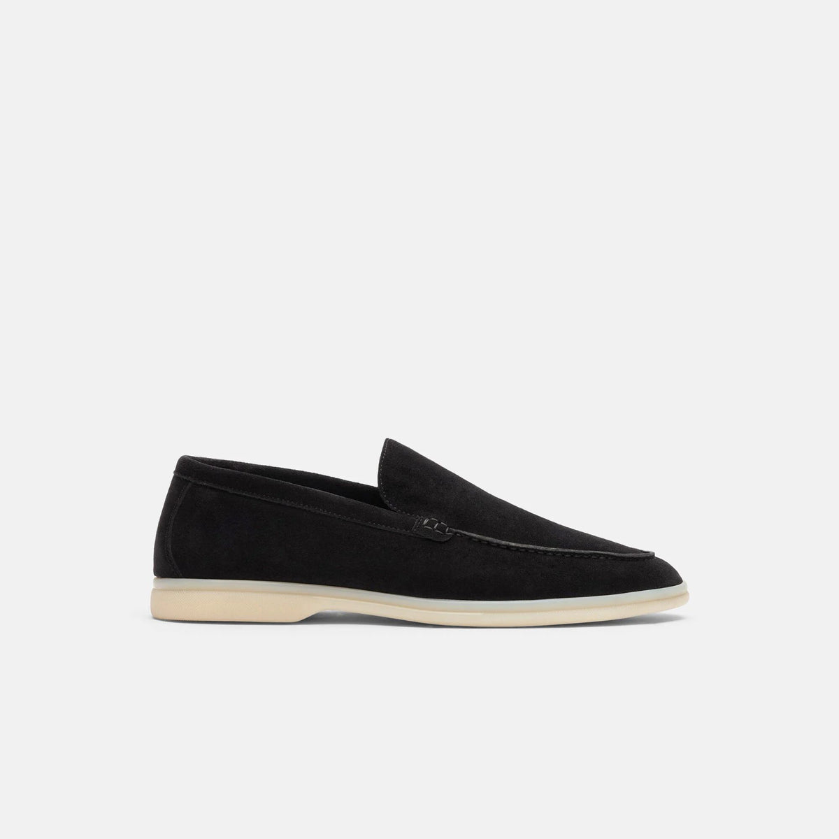 Black Suede Ludovico Loafers