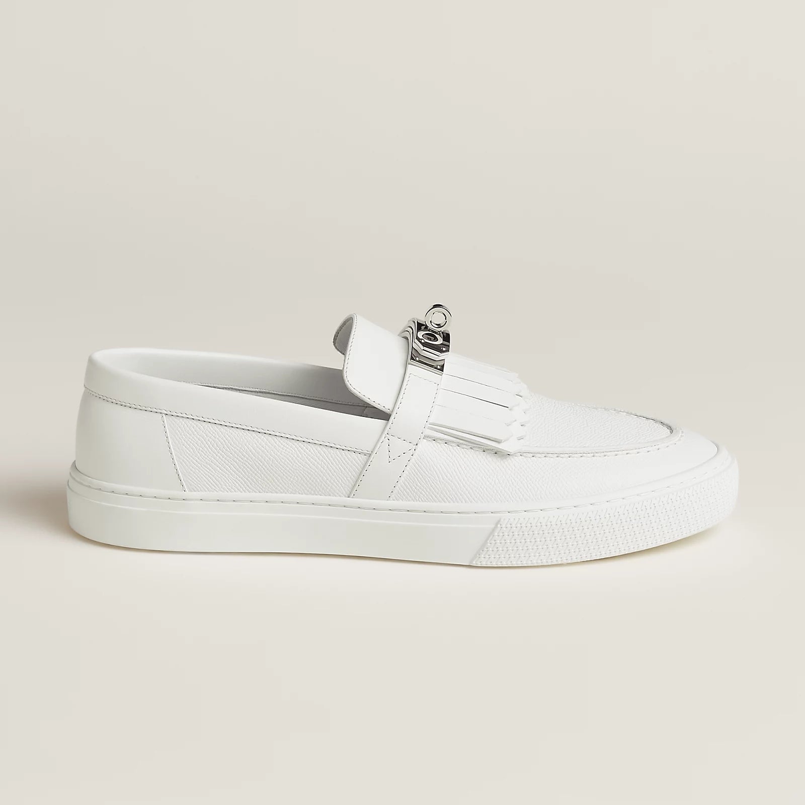 Blanc Fringe Game slip-on sneaker