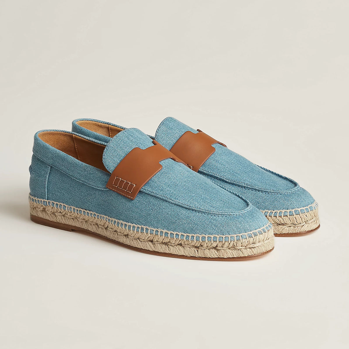 Bleu Clair Naturel Trip espadrille