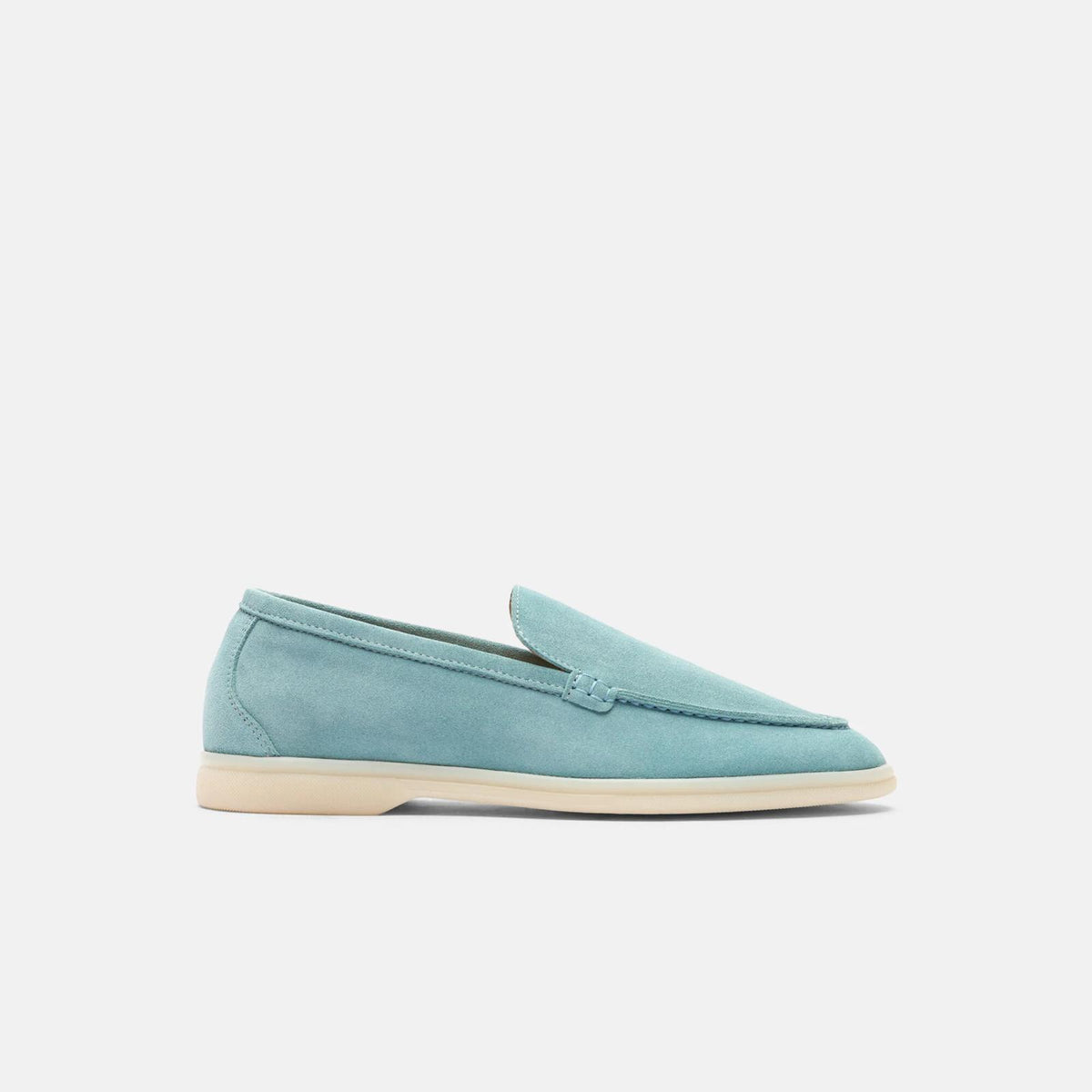 Blue Storm Suede Ludovico Loafers