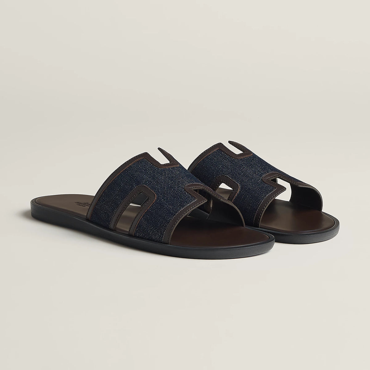 Bleu Brut / Marron Ébène Izmir sandal