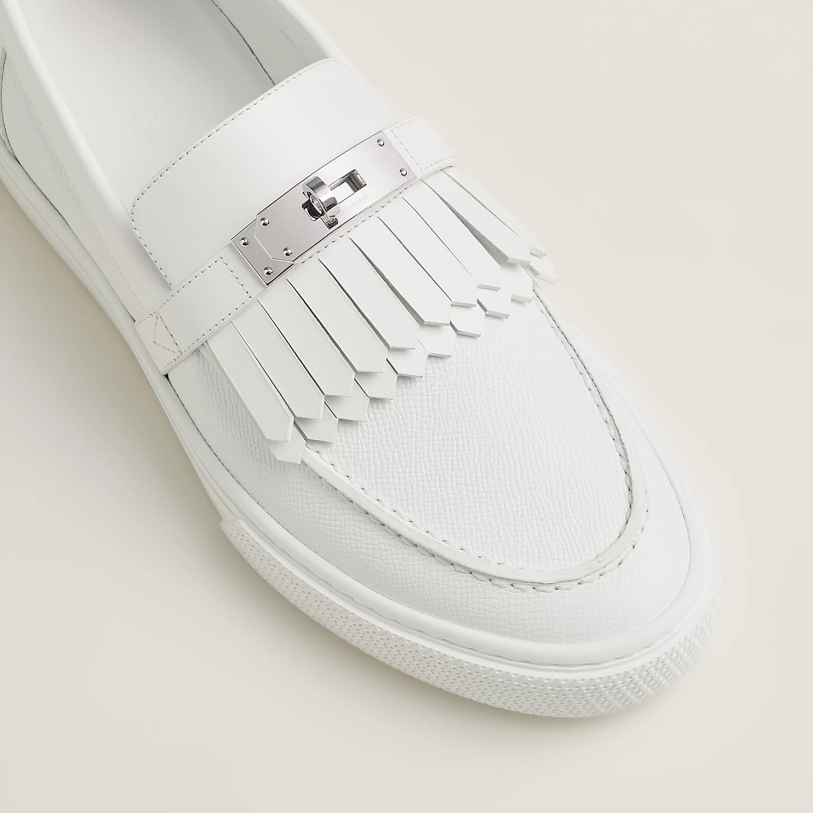 Blanc Fringe Game slip-on sneaker