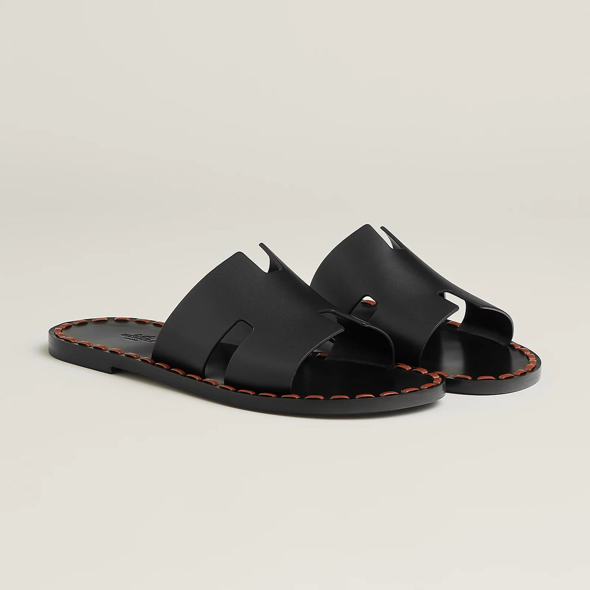 Noir / Gold Izmir sandal