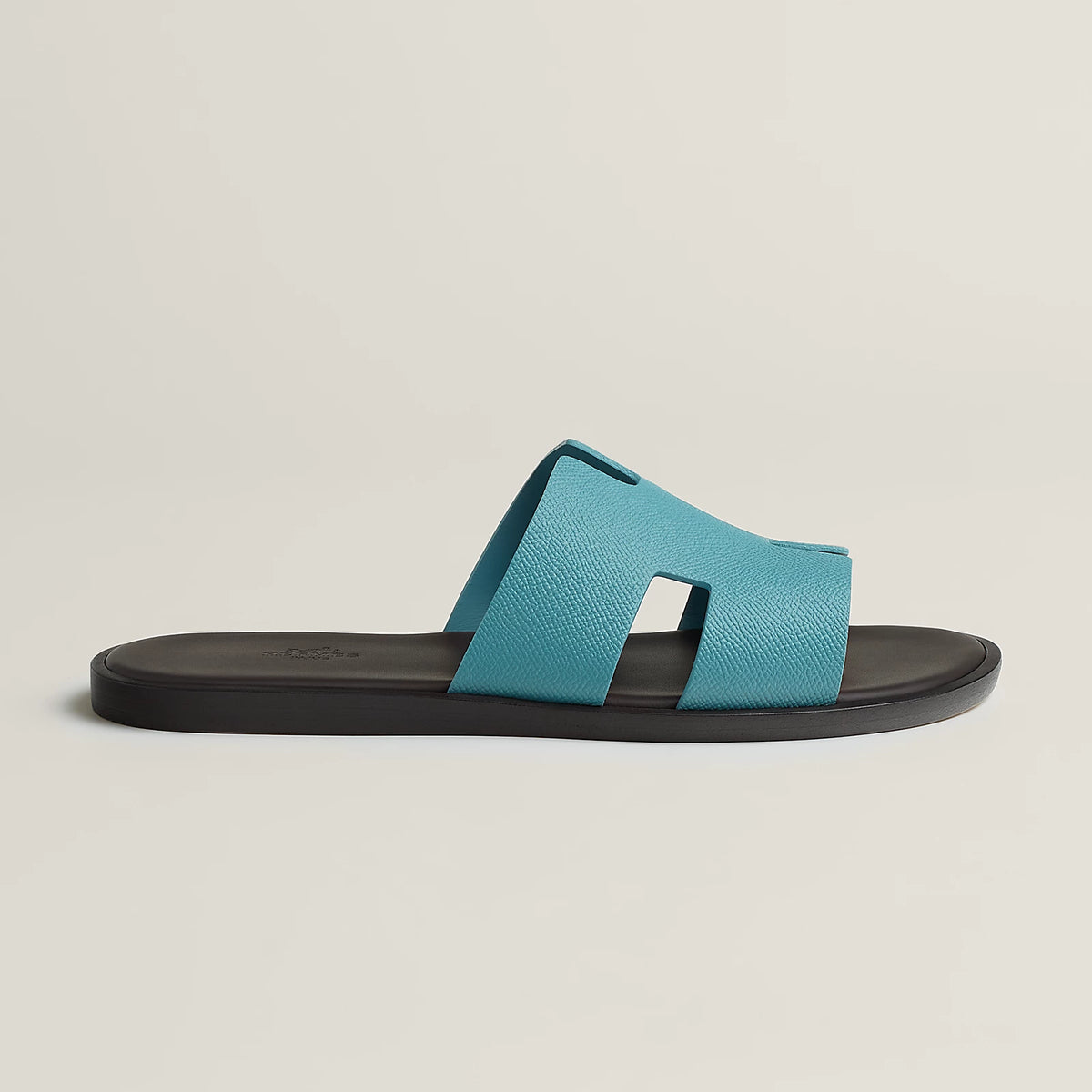 Bleu Minéral / Marron Ébène Izmir sandal