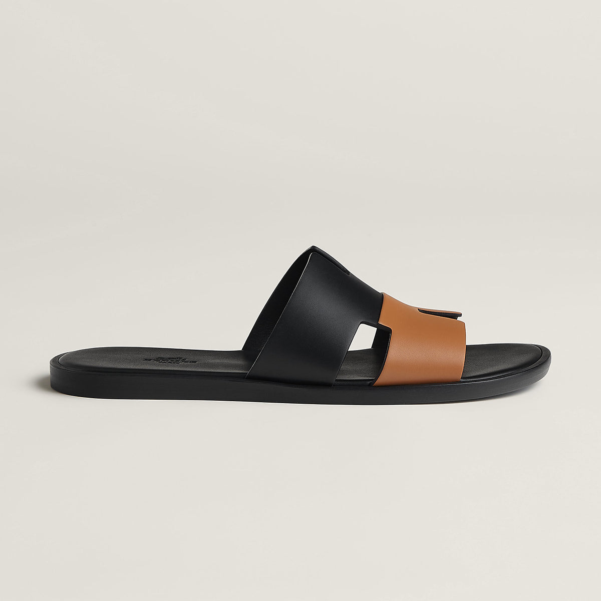 Noir / Naturel Izmir sandal