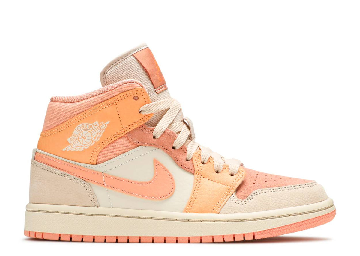 Jordan 1 Mid Apricot Orange