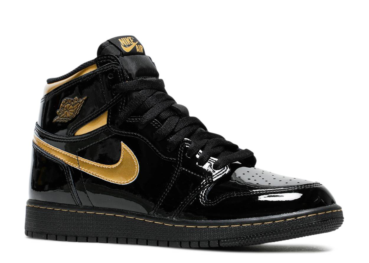 Jordan 1 Retro High Black Metallic Gold