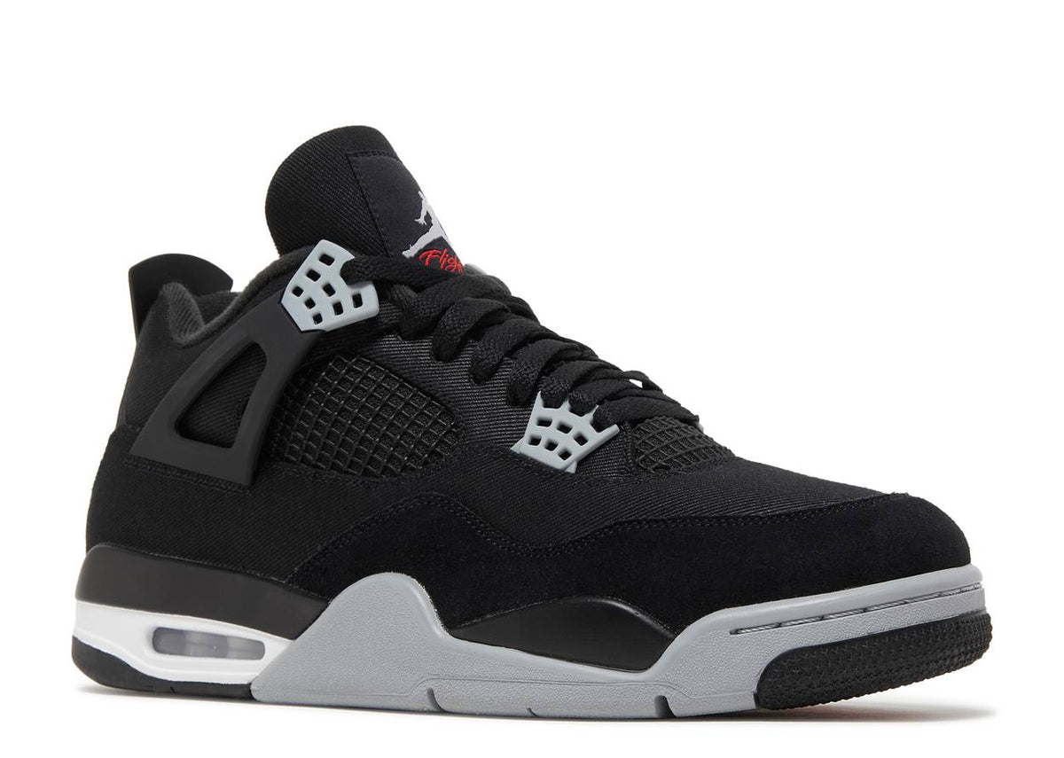 Jordan 4 Retro Black Canvas