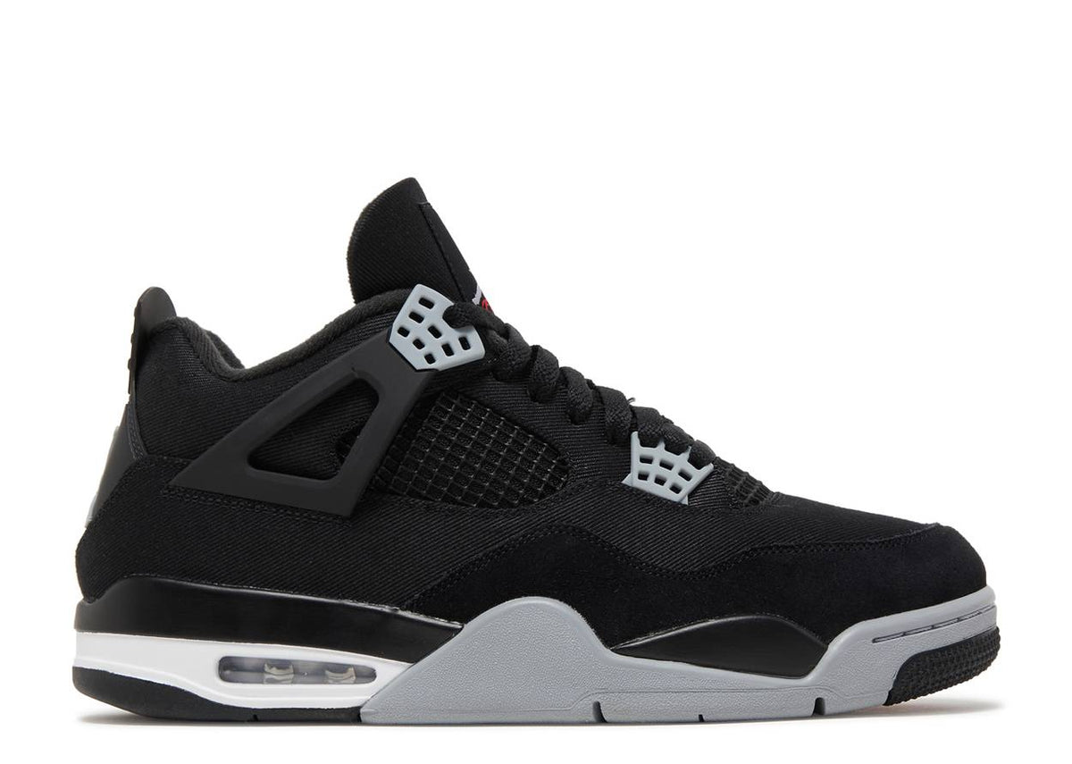 Jordan 4 Retro Black Canvas